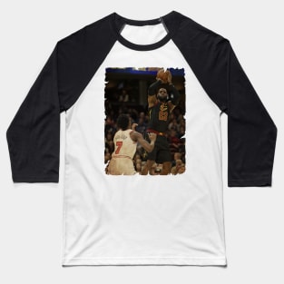 Lebron James vs Scottie Pippen Baseball T-Shirt